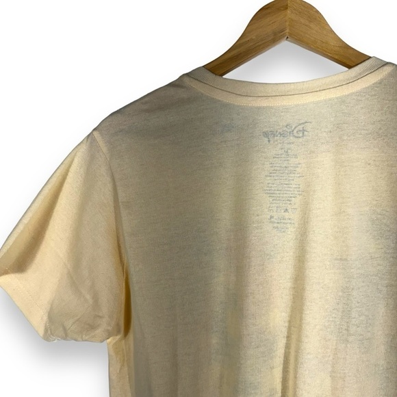 Disney Paneled Halloween Motif Graphic Short Sleeve Tee, Peach, Size Medium - Picture 9 of 11